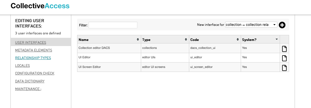No user interface is available for this editor - CollectiveAccess Support